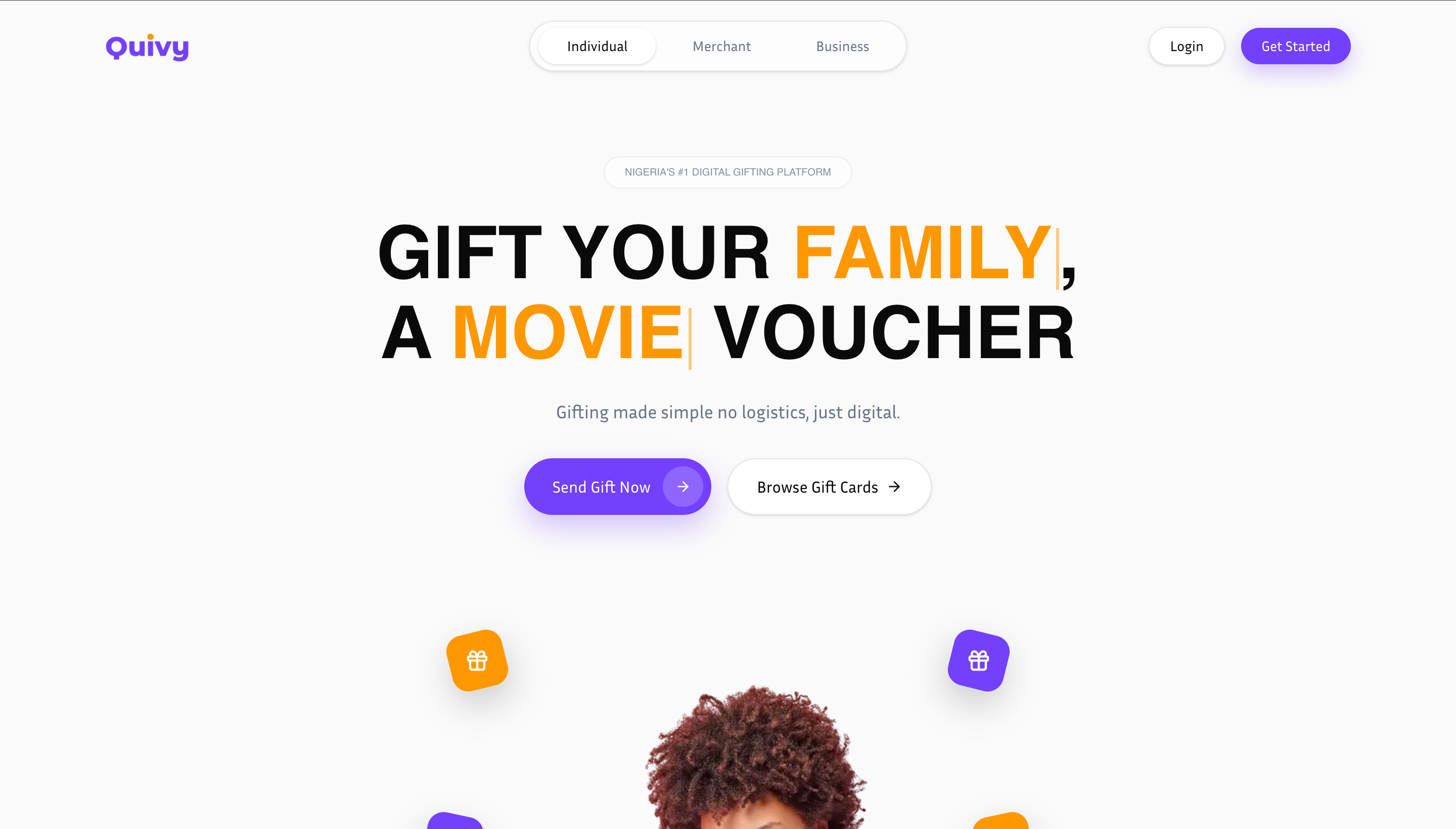 Quivy – Digital Gifting Platform