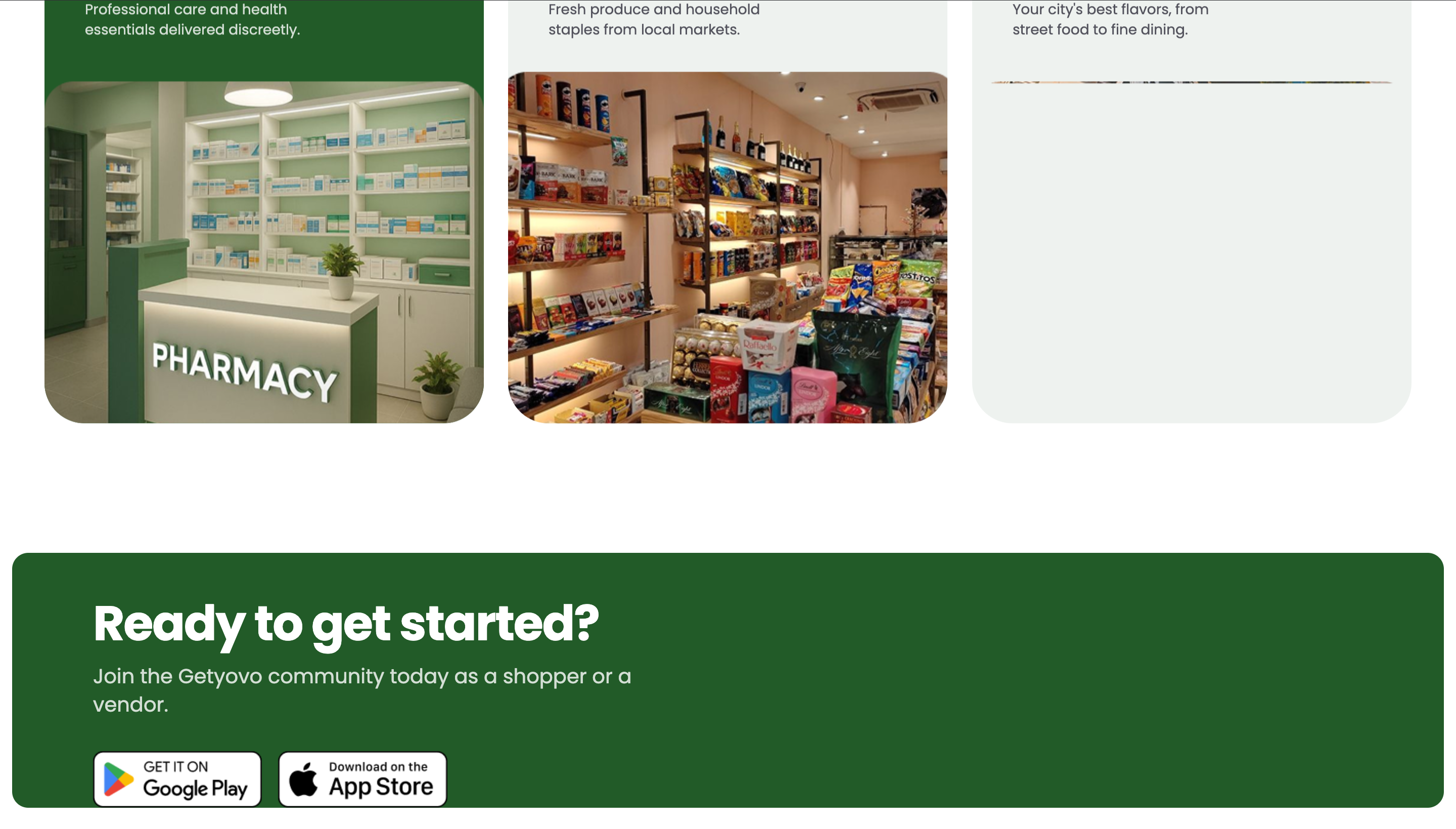 GetYovo – Delivery Mobile Application